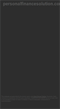 Mobile Screenshot of personalfinancesolution.com